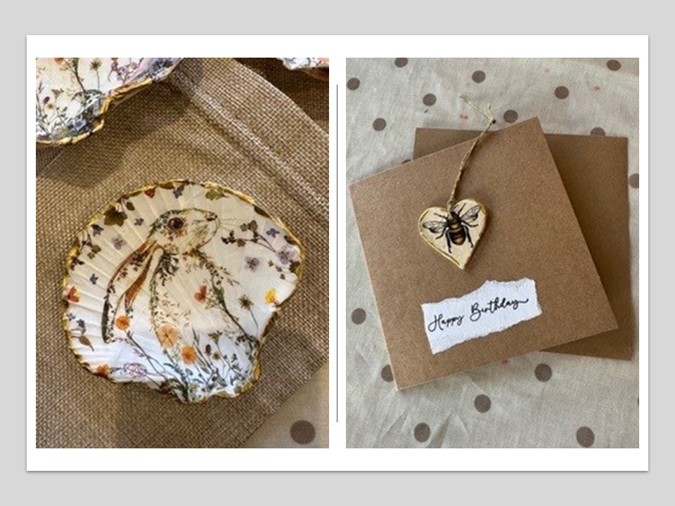 Decoupage Shells Workshop